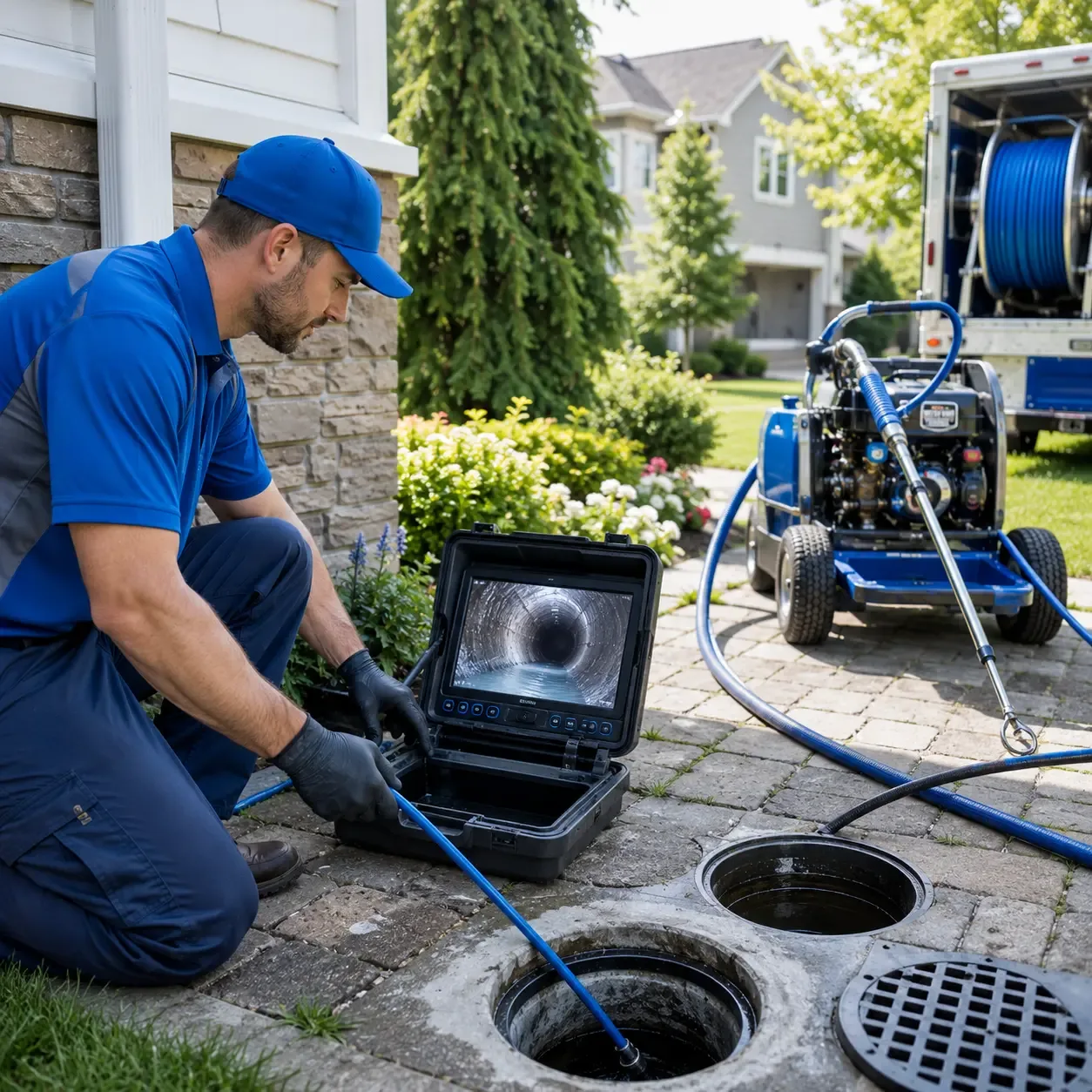 Outdoor drain cleaning professionals serving Branchville, IN