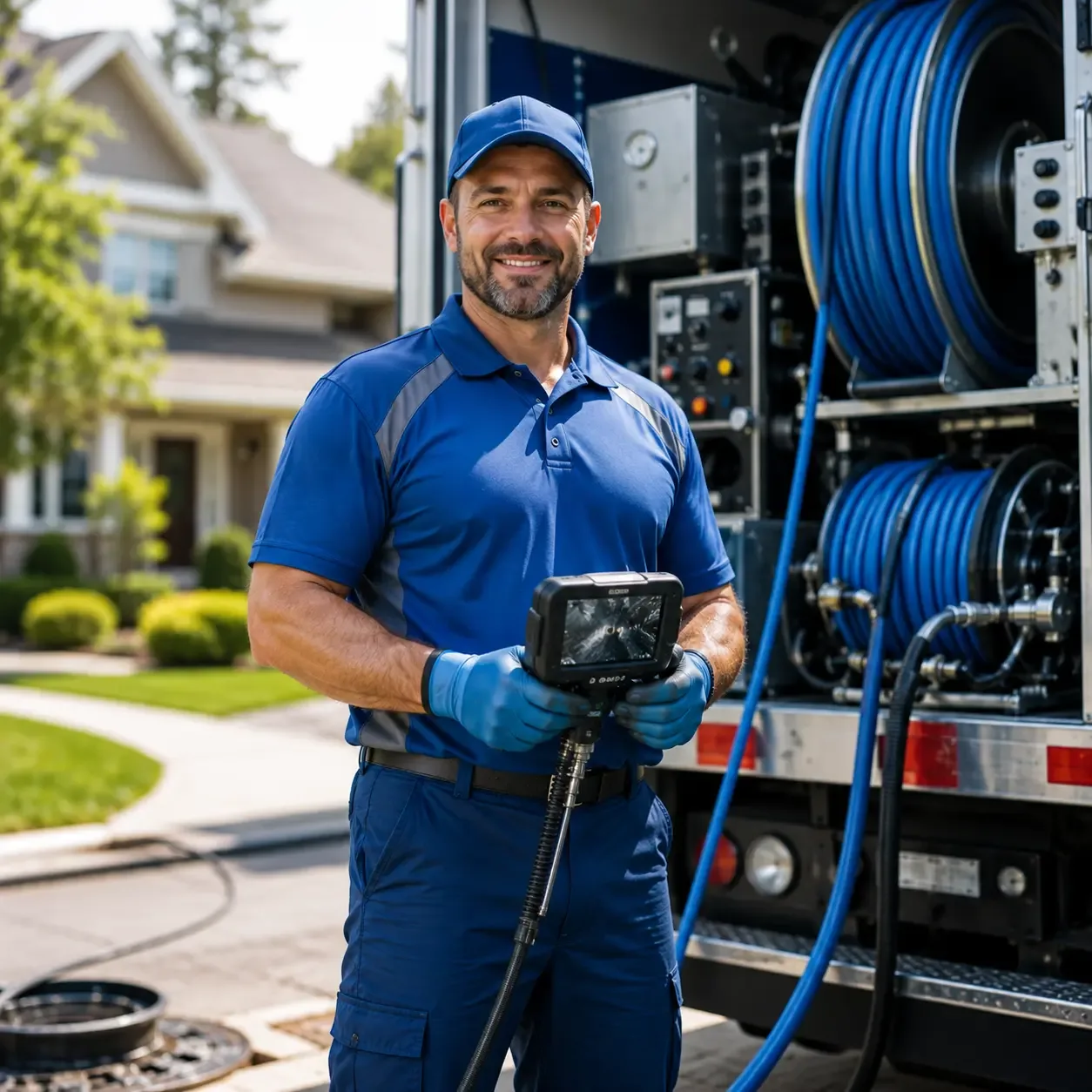 Local outdoor drain cleaning specialists in Branchville, IN